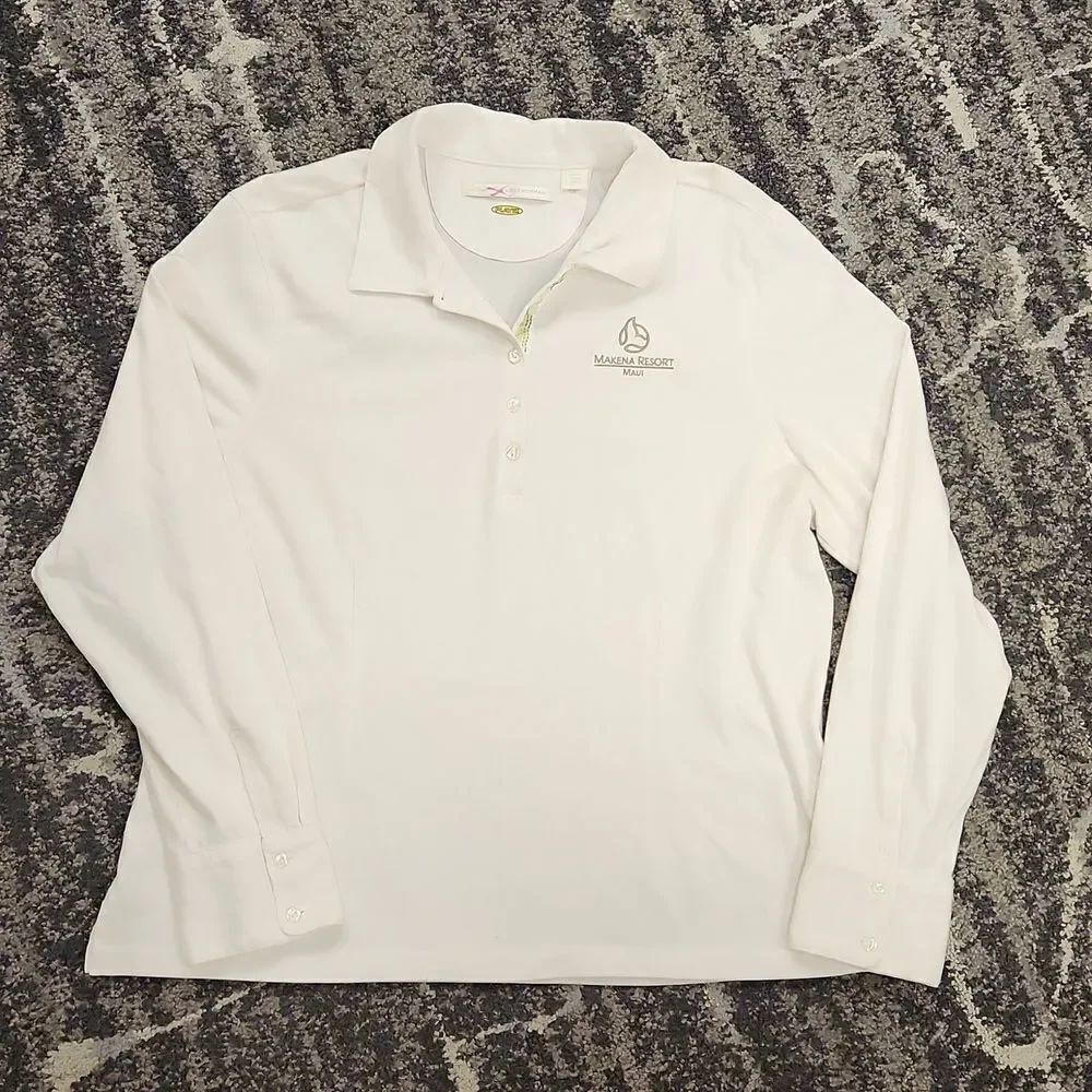 Makena Resort Maui Hawaii Golf Polo Greg Norman XL